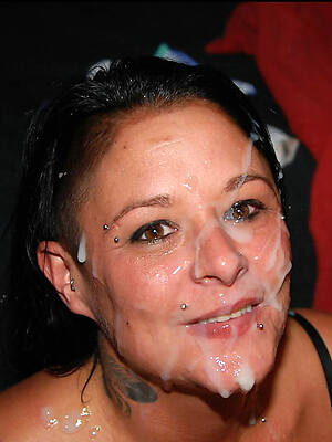 sexy mature women facial porn pics