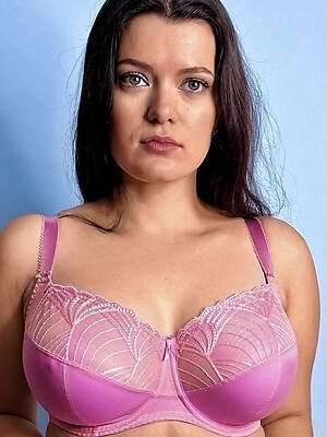 mature women nigh bras coupled with tights